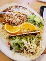 Cheese Enchiladas Rice an Beans
